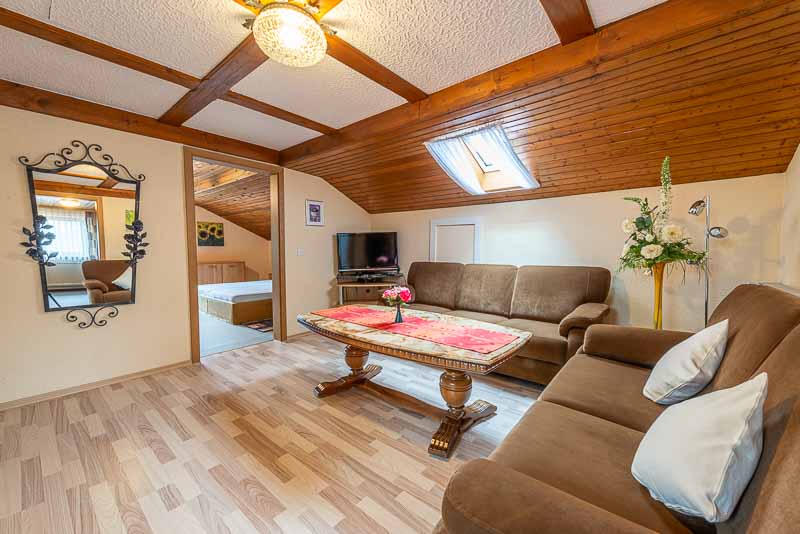 Wohnbereich der Ferienwohnung 1