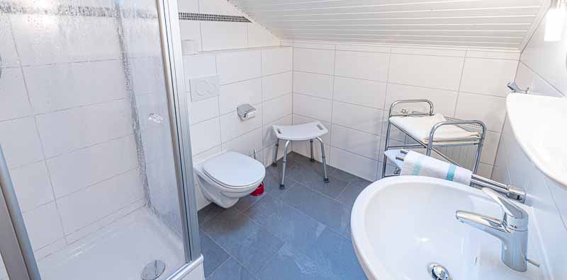Bad der Ferienwohnung 1