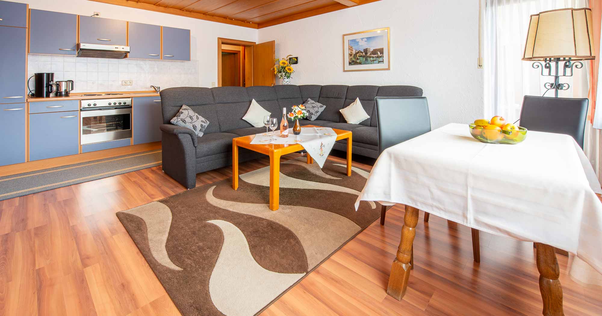 Wohnbereich der Ferienwohnung 2
