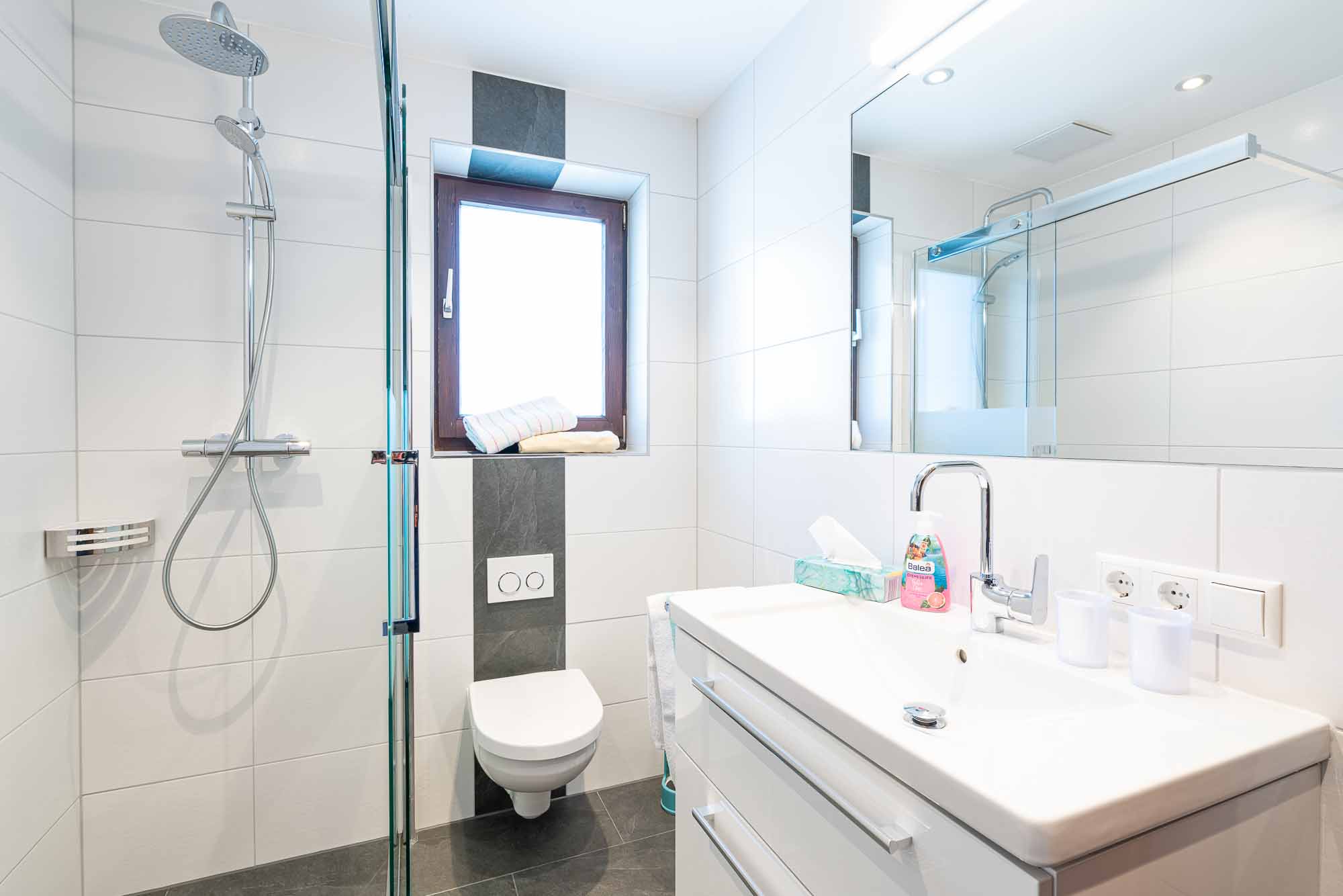 Neues Badezimmer der Ferienwohnung 2